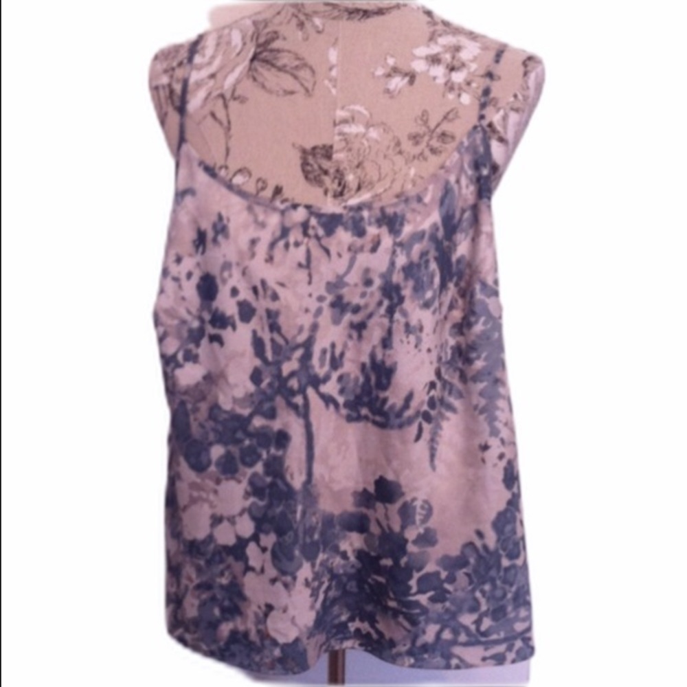 *TALBOTS Green Water Color Cami 18WP
